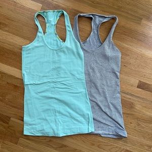 Lululemon racerback tanks size 4 (two tanks)